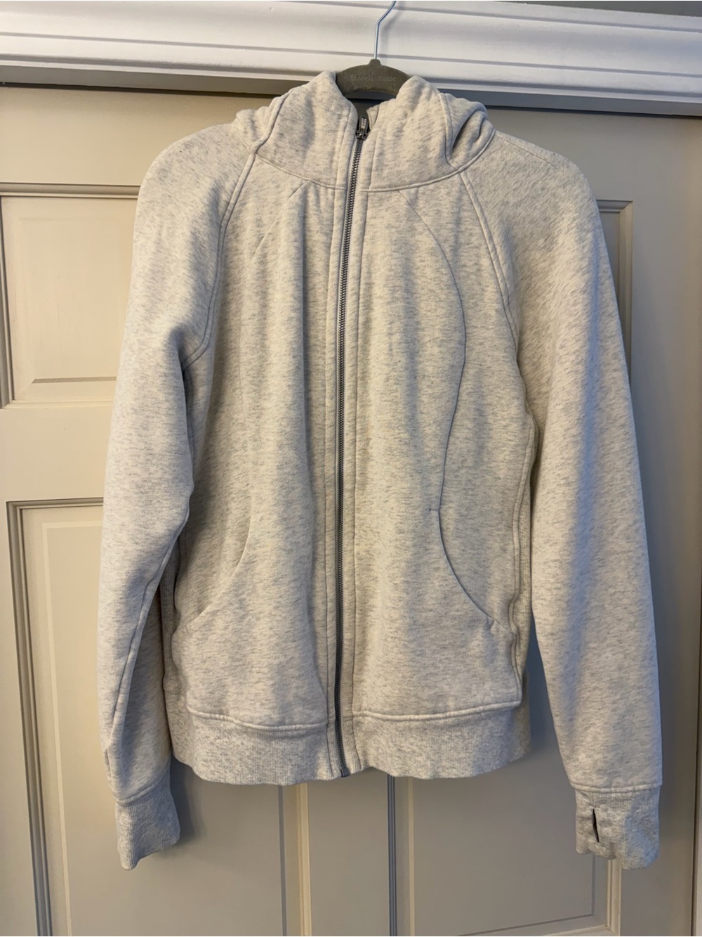 Lululemon Full-Zip scuba Jacket in Heather Gray